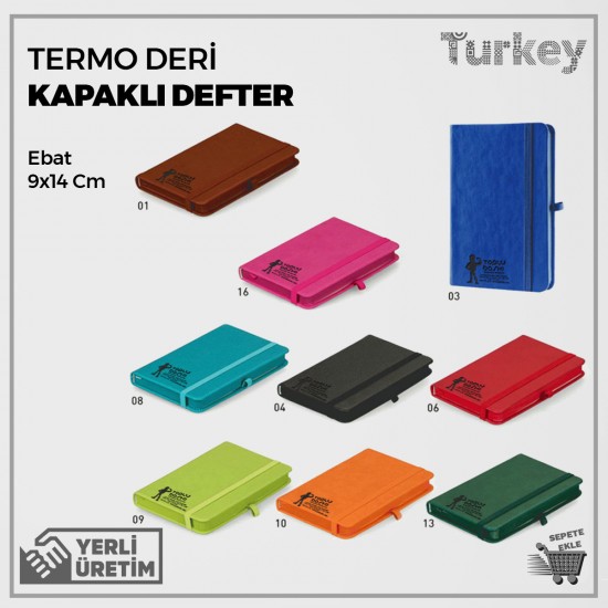 Termo Deri Kapaklı Defter